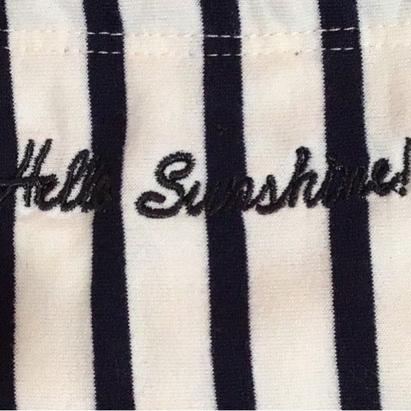 Junk Food “Hello Sunshine” Disney Swim Tunic Hoodie, Black/Eggshell, Size XS - Picture 9 of 10